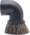 Round Dusting Brush Tool Attachment for Shop Vacs 2 1/2 Inch Wet/Dry Vacuum Hose: Perfect for Cleaning Furniture, Blinds, Car
