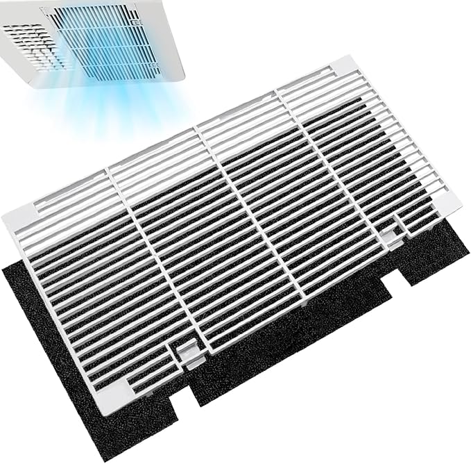 /RV A/C Ducted Air Grille Duo-Therm Air Conditioner Grille Replacement with Air Filter Fit for Dometic