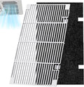 RV A/C Ducted Air Grille with Filters Duo-Therm Air Conditioner Grille Replacement for Dometic 3104928.019
