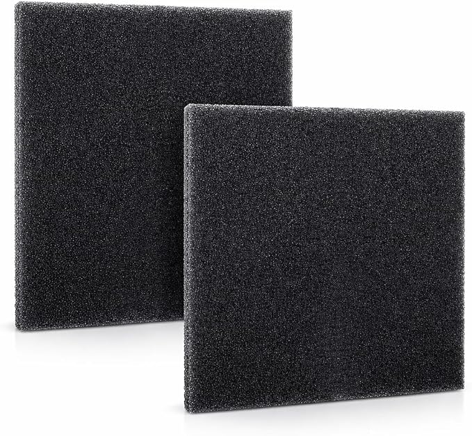 RV AC Foam Filter Compatible with Coleman Winnebago,15 x 15 x 1/4 inch(2 Pack) by Air Conditioner Foam Filter