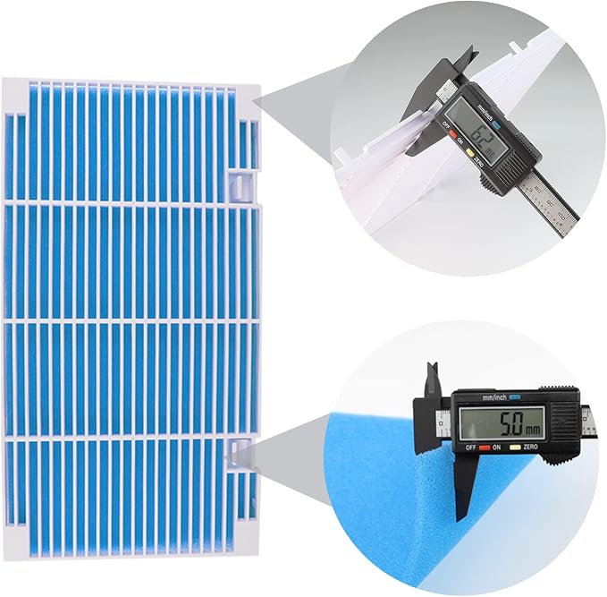 Conditioner Covers Grill Compatible with Dometic 3104928.019 for RV(2 pcs A/C Ducted Grilles and 5 pcs Filter)