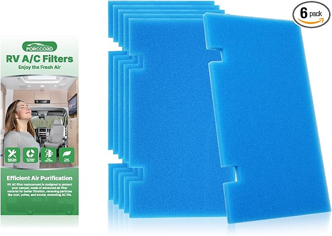 Conditioner Filter RV AC Replacement Filters 3313107.103,3105012.003 Filters For Dometic Air Grille 14" x 7.5"
