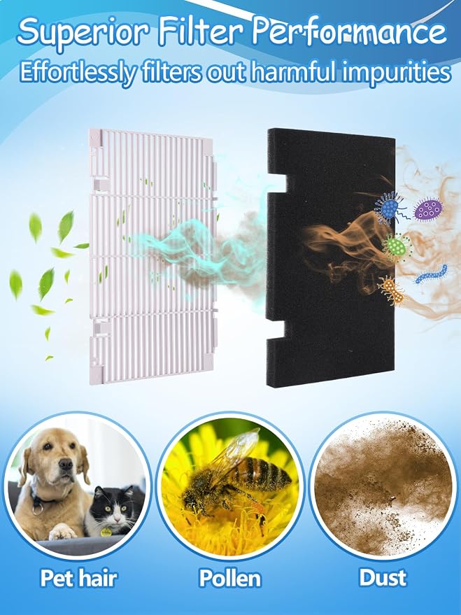 Conditioner Replacement Filters - 6 Pack 7.5''x14''x0.5'' AC Filter Compatible With Dometic Filter Numbers 3313107.103