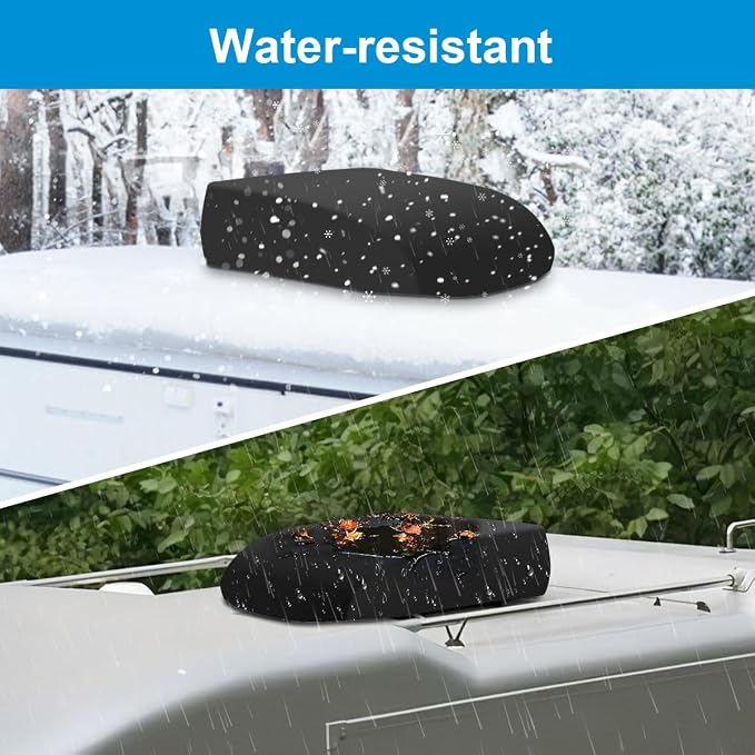 RV Camper Air Conditioner Cover Trailer AC Covers for RV Roof Unit, 600D Oxford Cloth Fits RecPro, FOGATTI 16K