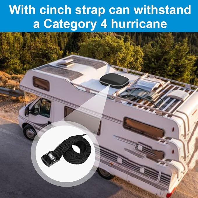 RV Camper Air Conditioner Cover Trailer AC Covers for RV Roof Unit, 600D Oxford Cloth Fits RecPro, FOGATTI 16K