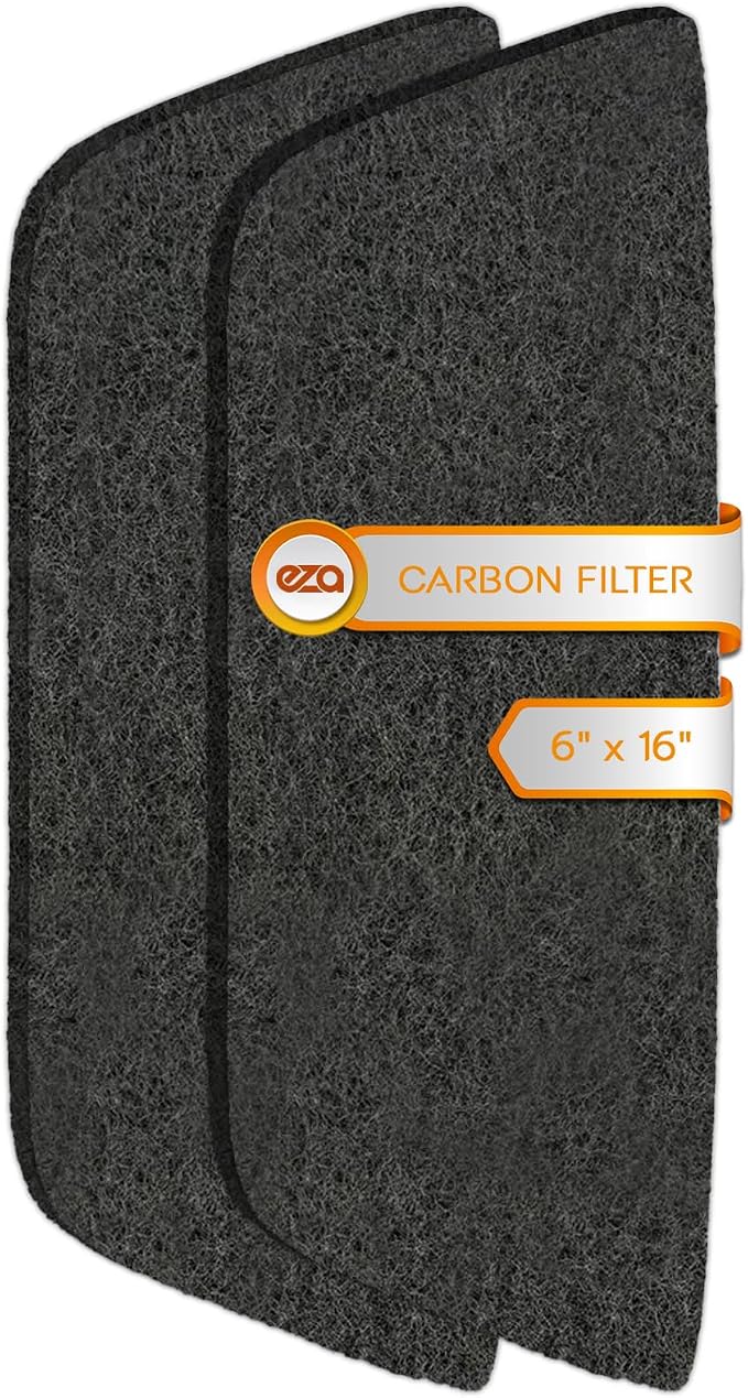RV Charcoal Activated Carbon Fiber Air Conditioner Filter - Air Duct AC Carbon Filter Replacement for RV AC Vent (2 Pack