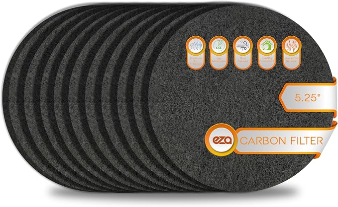 RV Charcoal Activated Carbon Fiber Air Conditioner Filter - Air Duct AC Carbon Filter Replacement for RV AC Vent (10 Pack