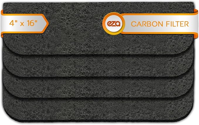 RV Charcoal Activated Carbon Fiber Air Conditioner Filter - Air Duct AC Carbon Filter Replacement for RV AC Vent (4 Pack