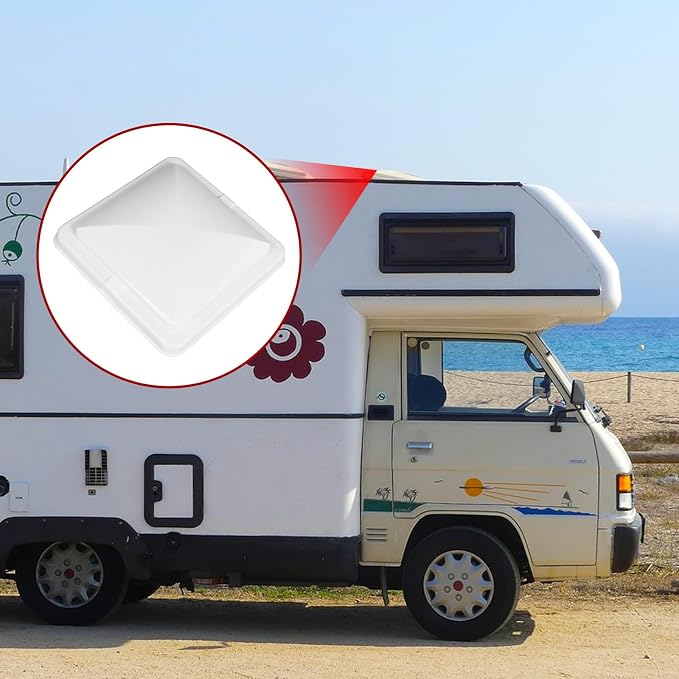 RV Roof Vent Cover, 14 Inch Replacement Vent Lid for Inside RV Trailer Camper Motorhome, White One Pack, alternate product