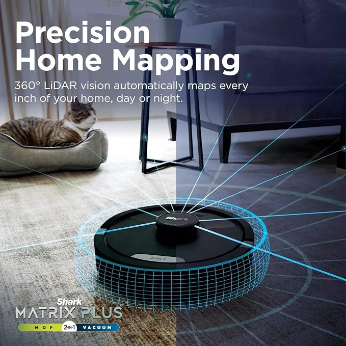 RV2610WA AI Ultra 2in1 Robot Vacuum & Mop with Sonic Mopping, Matrix Clean, Home Mapping, HEPA Bagless Self, alternate view 9