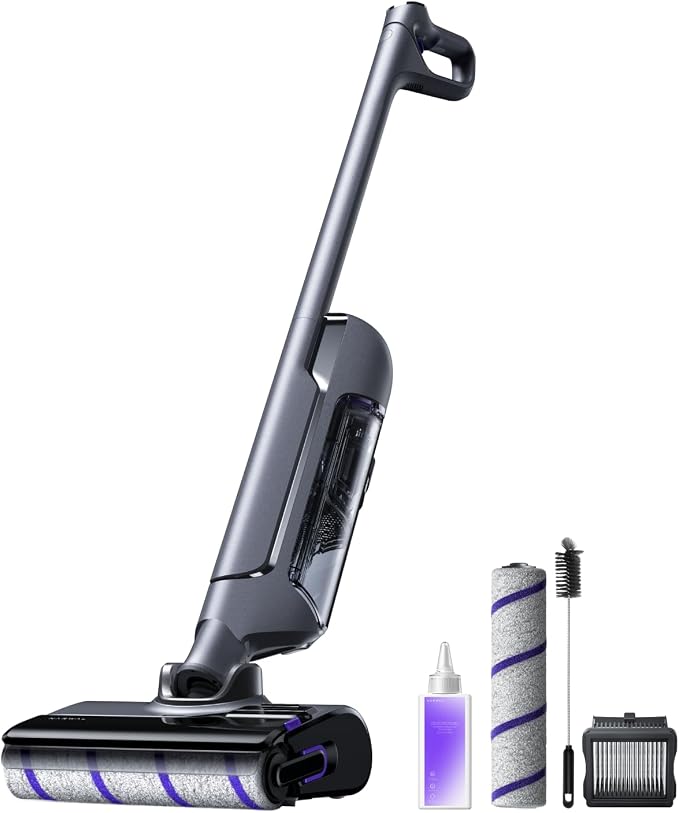 S20 Pro Cordless Vacuum Mop with Self-Cleaning, Wet Dry Vacuum Cleaner for Hard Floors, Ideal for Families with Kids and