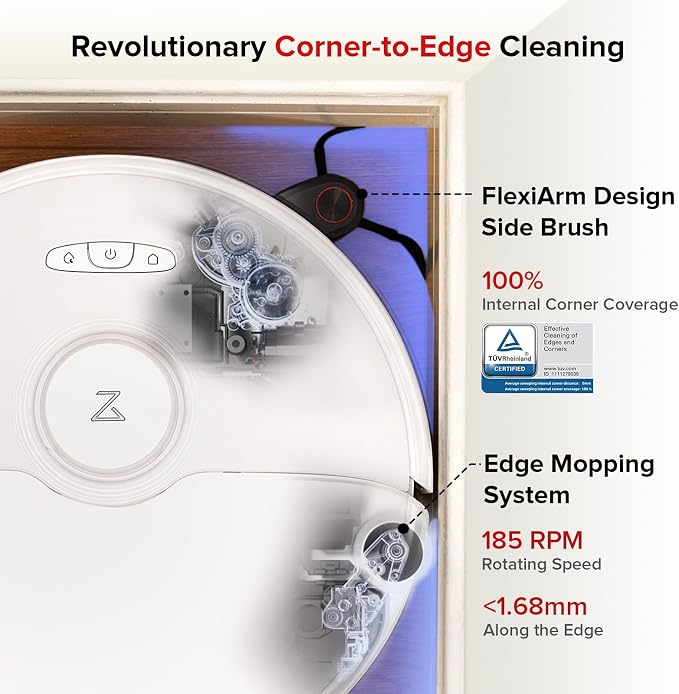 S8 Max Ultra Robot Vacuum and Mop, All-in-One Dock, PreciSense LiDAR Navigation, Smart Dirt Detection, Self-Emptying
