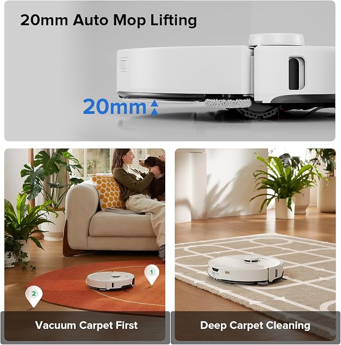 S8 Max Ultra Robot Vacuum and Mop, All-in-One Dock, PreciSense LiDAR Navigation, Smart Dirt Detection, Self-Emptying