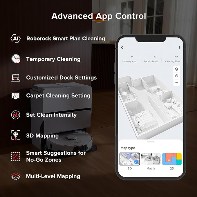S8 Max Ultra Robot Vacuum and Mop, All-in-One Dock, PreciSense LiDAR Navigation, Smart Dirt Detection, Self-Emptying