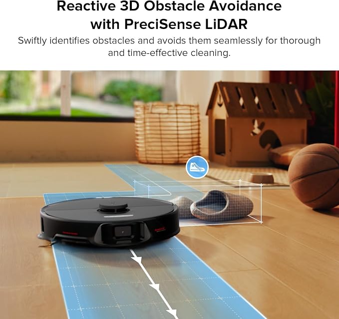 S8 Max Ultra Robot Vacuum and Mop, All-in-One Dock, PreciSense LiDAR Navigation, Smart Dirt Detection, Self-Emptying