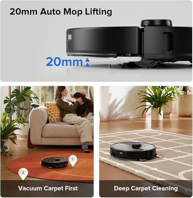 S8 Max Ultra Robot Vacuum and Mop, All-in-One Dock, PreciSense LiDAR Navigation, Smart Dirt Detection, Self-Emptying
