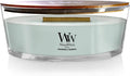Sagewood & Seagrass Gifts for Women and Men, 16 oz Ellipse Candle with Crackling Wick, product image