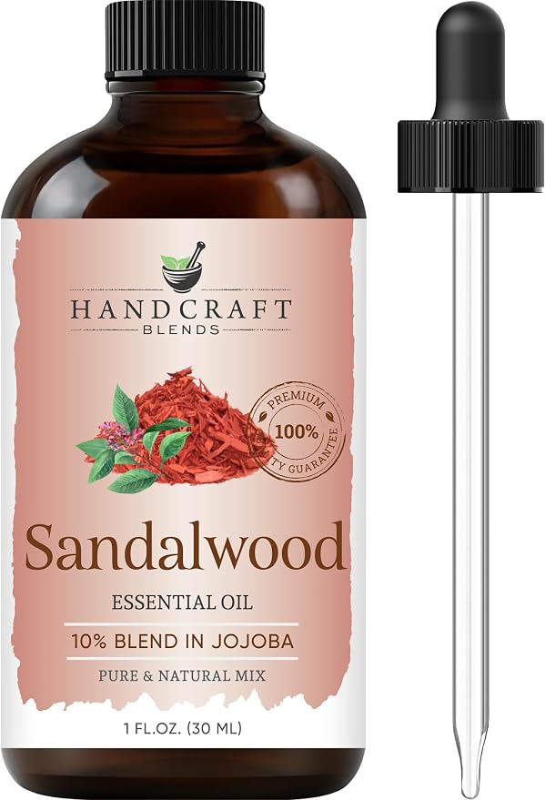Sandalwood Essential Oil – 1 Fl Oz – Pure and Natural – Premium Grade Essential Oil for Diffuser and Aromatherapy, Skin