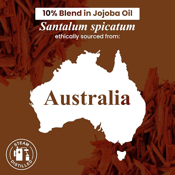 Sandalwood Essential Oil – 1 Fl Oz – Pure and Natural – Premium Grade Essential Oil for Diffuser and Aromatherapy, Skin