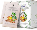 Sandalwood Scented Sachet Bags - 12 Pack Closet & Drawer Freshener, Long Lasting Odor Eliminator for Wardrobes