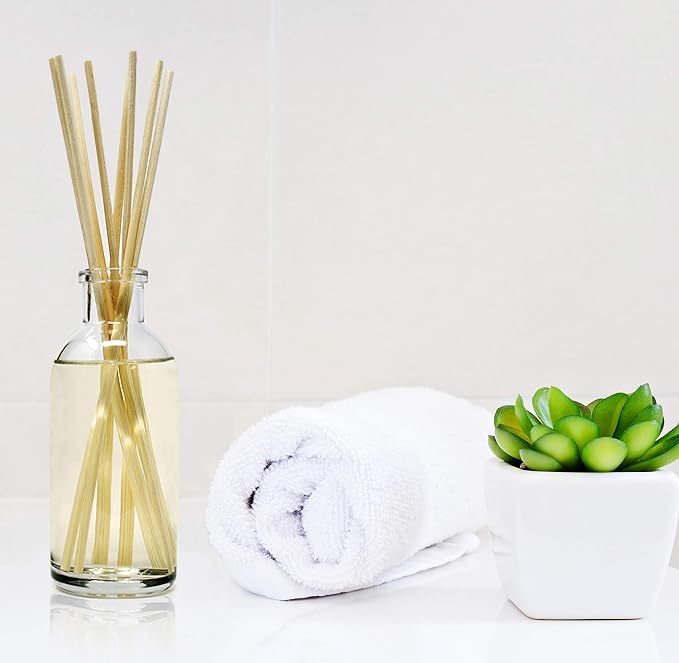 Sandalwood & Vanilla Reed Diffuser Refill Set | Includes a Free Set of Reed Sticks!, alternate product view 5