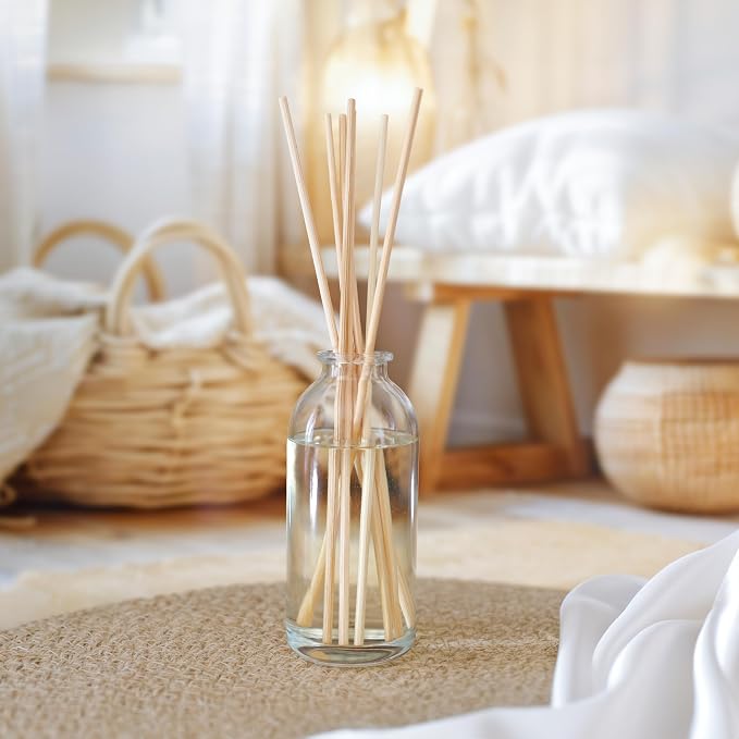 Sandalwood & Vanilla Reed Diffuser Refill Set | Includes a Free Set of Reed Sticks!, alternate product view 9