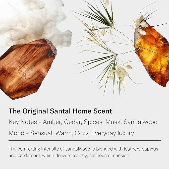 Santal Aroma Essential Oil Blend: Luxury Hotel Inspired Aromatherapy with Amber, Vanilla, alternate product view 2