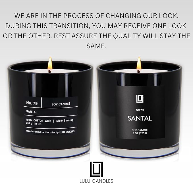 | Santal | Luxury Scented Soy Jar Candle | Hand Poured in The USA | Highly Scented & Long Lasting (9 Oz.) 9 Oz, alternate