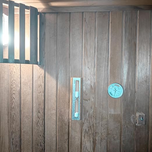 Sauna Thermometer and Hygrometer Combo – Precise Temperature & Humidity Gauge for Sauna Roomsk, Temperature Range 70-250°F