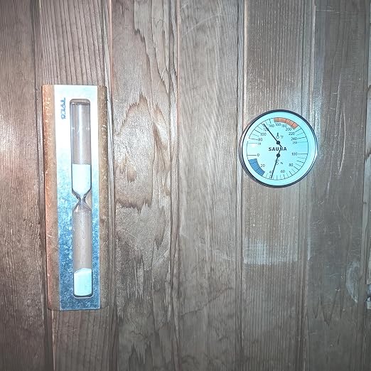 Sauna Thermometer and Hygrometer Combo – Precise Temperature & Humidity Gauge for Sauna Roomsk, Temperature Range 70-250°F