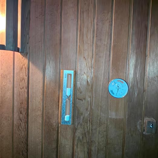 Sauna Thermometer and Hygrometer Combo – Precise Temperature & Humidity Gauge for Sauna Roomsk, Temperature Range 70-250°F