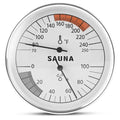 Sauna Thermometer & Hygrometer 2-in-1 – Fahrenheit (70-250°F) for Infrared/Steam Rooms, No Batteries, Wall-Mount, product