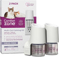 Savings Kit; 2 Multicat Diffusers & 2 Refills; Cat Calming Pheromone; Reduce Stress, Aggression, Fighting, Urine Marking