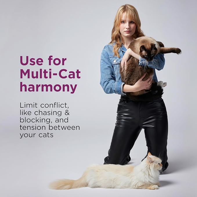 Savings Kit; 2 Multicat Diffusers & 2 Refills; Cat Calming Pheromone; Reduce Stress, Aggression, Fighting, Urine Marking