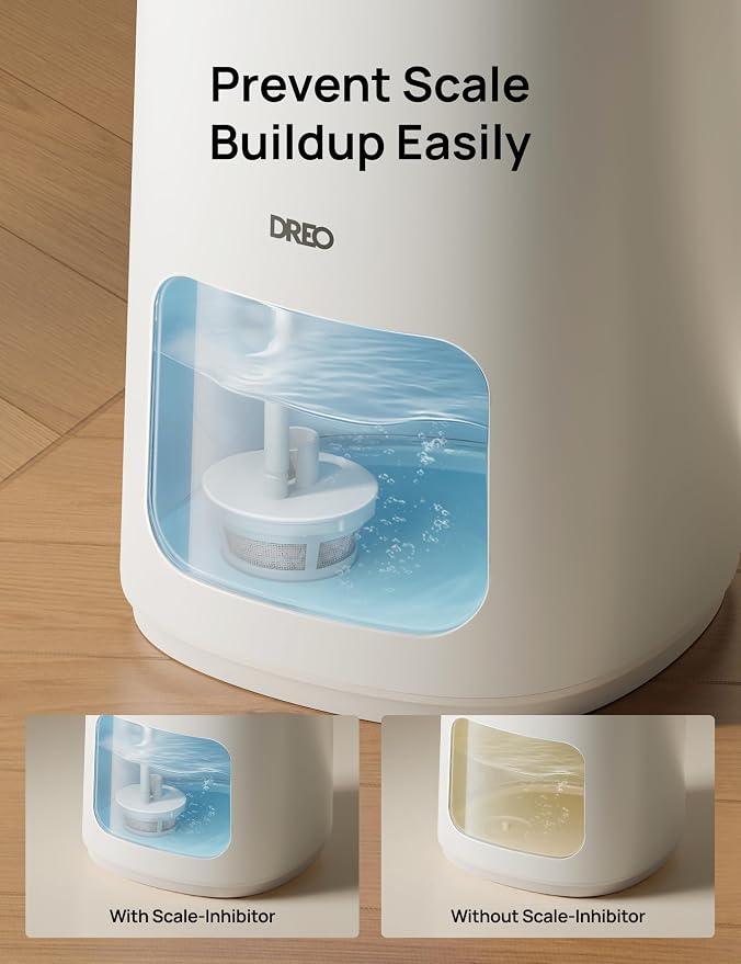 Scale-Inhibitor Cartridge 3-Pack for Humidifier HM755S, help reduce Mineral Buildup, Triple-Layer Tech, Extend Humidifier