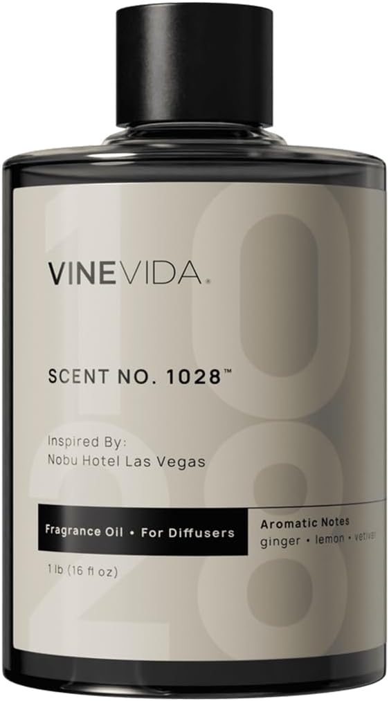 Scent NO. 1028 Fragrance Oil for Cold Air Diffusers - 16oz (1lb) - Inspired by Nobu Hotel Las Vegas - Hotel Scents for Home