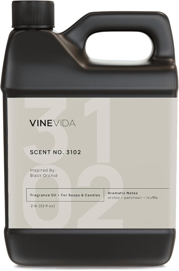 Scent NO. 3102 Fragrance Oil - 32oz (2lbs) - Inspired by: Black Orchid Fragrance Oil for Candle Making - Made in USA Candle