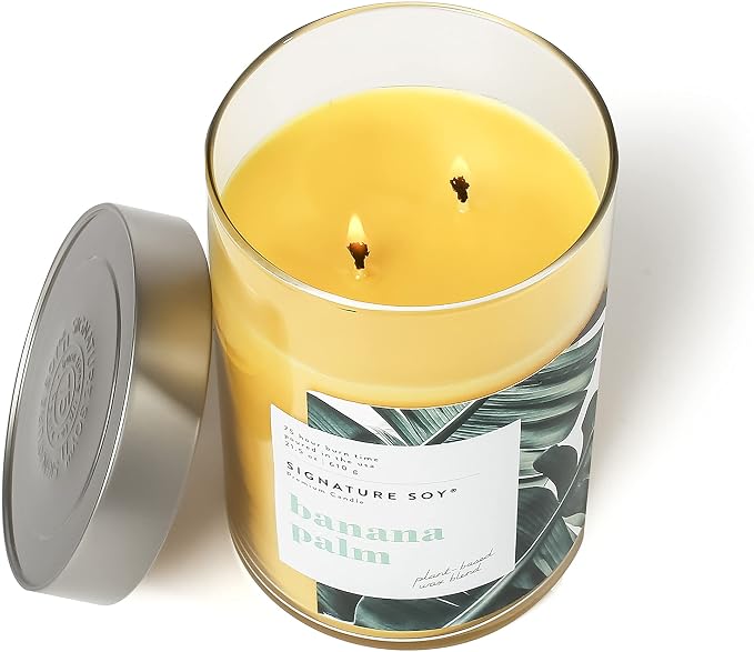 Scented Candle, Banana Palm, Extra Large Jar, alternate product view 2