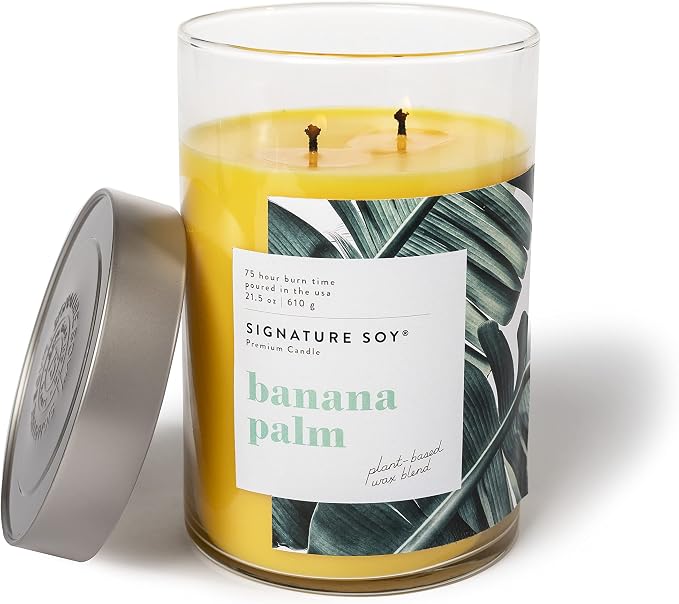 Scented Candle, Banana Palm, Extra Large Jar, alternate product view 3