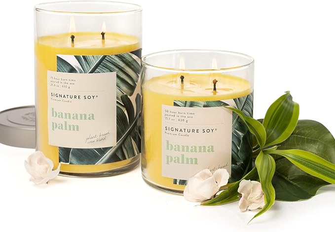 Scented Candle, Banana Palm, Extra Large Jar, alternate product view 4