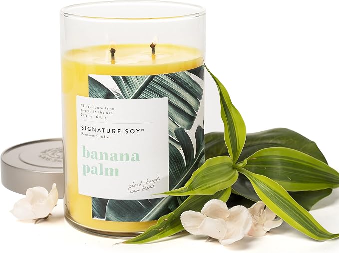 Scented Candle, Banana Palm, Extra Large Jar, alternate product view 5