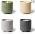 Scented Candles Discovery Set | 4 Pack of 3oz Winter Candles | 20-Hour Burn Time, Soy Blend Wax, Cotton Wick, Ceramic Jars