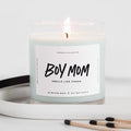Scented Candles for Boy Mom, Natural Soy Wax Candles for Home, Relaxing Aromatherapy for Moms, Driftwood Essential Oils with