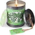 Scented Candles for Home, 8oz Soy Candle, 50H Burn, Cedarwood Aromatherapy, White Candle in Gift Box, Perfect for Birthday