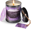 Scented Candles for Home, 8oz Soy Candle, 50H Burn, Lavender Aromatherapy, White Candle in Gift Box, Perfect for Birthday