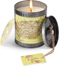 Scented Candles for Home, 8oz Soy Candle, 50H Burn, Lemon Verbena Aromatherapy, White Candle in Gift Box, Perfect for