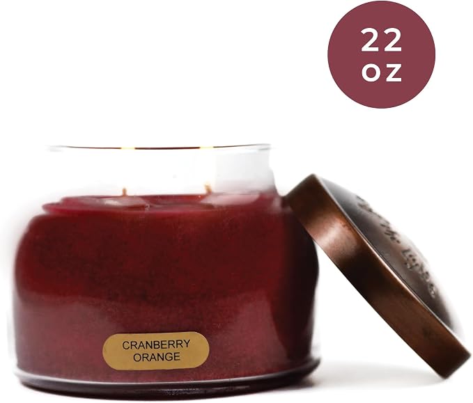 Scented Candles for Home - Long Lasting Aromatherapy Candle with up to 155 Hours of Burn Time - Gift Ready (22oz, Cranberry