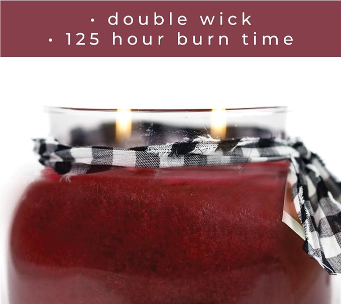 Scented Candles for Home - Long Lasting Aromatherapy Candle with up to 155 Hours of Burn Time - Gift Ready (22oz, Cranberry