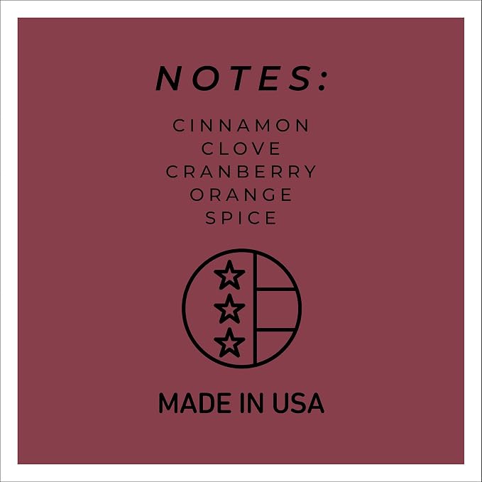 Scented Candles for Home - Long Lasting Aromatherapy Candle with up to 155 Hours of Burn Time - Gift Ready (22oz, Cranberry