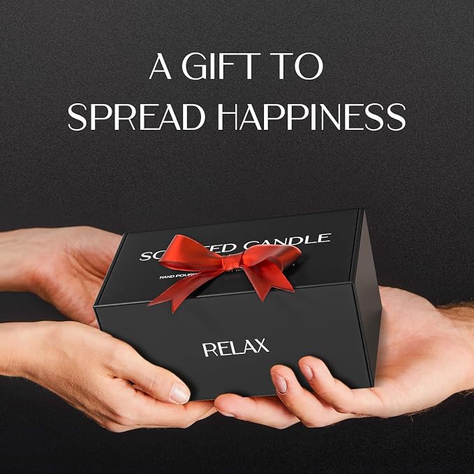 Scented Candles for Men, Soy Candles for Home Scented, Candle Gifts for Men, 2 Pack Aromatherapy Candle Gift Set for